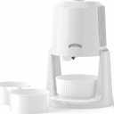 Shaved Ice Machine by HPPZITONG - Snow Cone Maker for Kids with Reusable Ice Mold, Ideal for Homemade Shaved Ice, Slushies, Cocktails & More