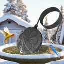 kapwall 110W Bird Bath Heater for Outdoors in Winter–Submersible Pond Deicer,Cast Aluminum Thermostatic Chicken Water Heater