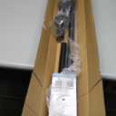 Tension Curtain Rod 51-166 Inch, Dual-End Adjustable Outdoor Curtain Rod, No-Drill Carbon Steel Rust-Resistant Spring Shower Rod, Extra Long for Patio Bathroom Window, Easy Install 1.26-Inch Diameter