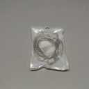 Clear Extension Cord 10FT Extension Cords Thin 2 Prong for Indoor Use with Single Plug- Ideal for Christmas Lights, Lamps, Camer,TV, 10A 125V 1250W