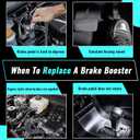 PartsFlow Vacuum Power Brake Booster 54-72020 Compatible with Ford Edge 2011-2014 Lincoln MKX 2011 2012 2013 2014 2015 2.0L 3.5L 3.7L BRB-48 CT4Z2005A