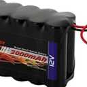 Tenergy 1 Pack 12V 2000mAh Battery Packs RC Battery w/Bare Leads for RC Airplanes, RC Car, DIY and More