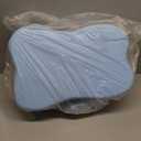 Memory Foam Ergonomic Wedge Pillow, Squat Pillow, Prone Pillow for Sleeping, Reading Pillow for Bed, Ideal for Massage, with Removable Cover, Back Support, Multi-Functional Memory Foam (Blue)