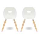Lalo The Play Chair, Set of 2 Toddler Chairs for Playroom, Arts & Crafts Kids Chairs with Sturdy Bucket Seat, Up to 200 lb Weight Capacity, Easy to Clean, Wood and Non-Toxic Plastic, Grapefruit, 
Size	16 inches x 16 inches x 23 inches