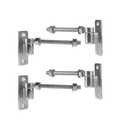 Stainless Steel J Bolt Gate Hinge with Dia M12 for Wood Fence, Heavy Duty Gate Hinge for Metal Gate Farm Gate (6" (2 Pack))