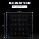 Acrylic Fish Tank Divider,75 Gallon Tank Divider,Adjustment Clear Fish Tank Separator Set with Suction Cups (75gal/125gallon)