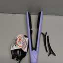 JINRI Hair Brush, Pumped-Up Volume, Hair Iron, Adjustable Temp, 360  Tail Rotation, Lasting Volume, for Short Or Thin Hair, Dual Voltage (100-240V), Volumizing Hair Iron, Purple, 1.25 inch