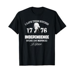 I Gave Them Bitches 1776 Independence, Love Independence T-Shirt, Size: XL