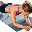 Foldable Yoga Mat for Travel(1/4" ) - Non-slip, Eco-friendly, Lightweight Folding Exercise Mat, Portable for Home Gym and Outdoor Pilates