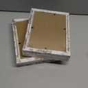 5x7 Wall Hanging Picture Frames Collage with 3 Opening White Frames 2 Pack