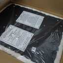 Greenstell Vanity Stool Chair Faux Fur with Storage, 15.7"L x 11.8"W x 19.4"H Soft Ottoman 4 Metal Legs with Anti-Slip Feet, Furry Padded Seat, Modern Multifunctional Chairs for Makeup, Bedroom White