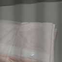 Eachope No Hooks Needed Linen Textured Shower Curtain with Snap-in Fabric Liner Set,Blush Hotel Luxury Decor Shower Curtains for Bathroom with Mesh Top Window,Waterproof & Washable,71Wx74H