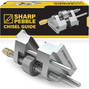 Sharp Pebble Honing Guide - Chisel & Plane Sharpening Jig - Fits Chisels 0.25' to 1.96', Fits Planer Blades 1.41' to 3.22'