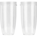 Replacement Cup for Nutribullet Replacement Parts 32oz for Nutri Bullet 600W and 900W, Pack of 2