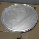 American Metalcraft HATP22 Wide Rim Pan, Heavy Weight, 14 Gauge Thickness, Aluminum, 22" Dia.