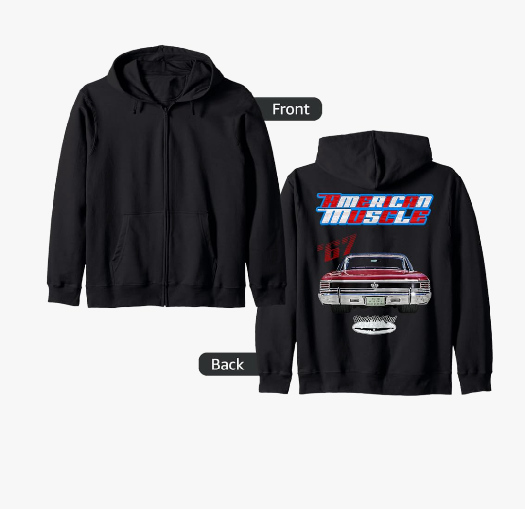 CARS TRUCKS
1967 Chevelle,Muscle Car,SS454,SS427,SS396,Hotrod,drag race Zip Hoodie XL