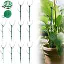 Monstera Plant Support, Adjustable and Stackable Garden Plant Support Stakes with Clamps for Indoor Outdoor Plants, Suitable for Supporting Monstera and Climbing Plants (10 Pack)