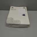 MAYFAIR LINEN 100% Egyptian Cotton California King Fitted Sheet Only - 600 Thread Count Cal King Sheets Deep Pocket Fitted, Soft Cooling No Pop-Off Elastic Bottom Sheet, Fits Mattress upto 18" - Ivory