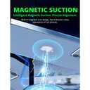 Cell Phone Cooler, Magnetic Semiconductor Cooling Fan Heatsink Fit for All Smartphones, Portable Mobile Phone Radiator with LED for Gaming Videos Streaming Vlog, Cooling