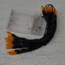 St. Patrick Mini Christmas Lights, 39 Feet 100 LED Fairy String Lights with 8 Lighting Modes, Waterproof Connectable for Indoor Outdoor Xmas Tree Garland Wreath Holiday Decoration, Green