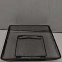 MIXXIDEA Ground Bird Feeder Tray 11x11 Inches, Metal Platform Mesh Seed Tray for Bird Feeders, Great Attracting Garden Yard Decoration for Wild Birds Squirrels Dove,1 Pack