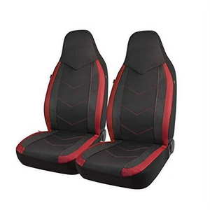 CA 2 Pack Rich Red Sports Seat Covers