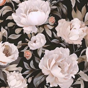 Black Pink Floral Wallpaper Peel and Stick Boho Wallpaper 17.5" x 393" Dark Flowers Contact Paper Vinyl Self Adhesive Waterproof Large Dark Floral Wall Paper for Bedroom Walls Countertop