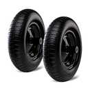 Taifa 14 Inch 1 PC Solid Flat Free Replacement Tires and Wheels 3.50-8 with 5/8'' Bearing, Air Less Wheel for Wheelbarrow/Wagon/Hand Truck/Trolley/Garden Scooter etc.