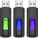 RAOYI 5 Pack 64GB USB Flash Drive, USB 2.0 Memory Stick Thumb Drives Jump Drive Pen Drive for PC Laptop Computer - 64G Multipack