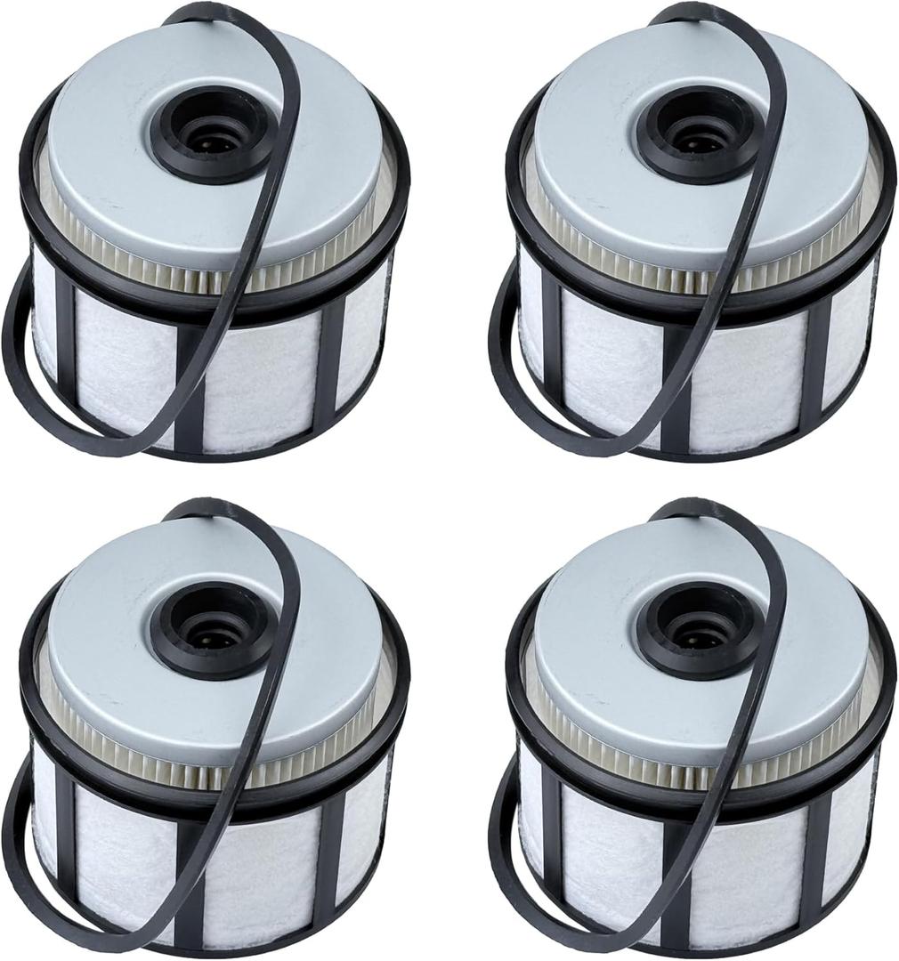 FD4596 Fuel Filter For 7.3L Diesel - Fits for 1999-2003 Ford E350 F250 F350 F450|2000-2003 Ford E450 Excursion|2002-2003 Ford E550 Super Duty - Replaces F81Z9N184AA,F81Z-9N184-AA, GF7751A(4PCS)