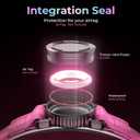 Waterproof AirTag Dog Collar - Reflective Comfortable Dog Collars with Air Tag Holder - GPS Dog Tracker Collar with Quick Easy Install - for Large Medium Small Dogs(Pink, XL)