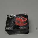 220W Azocek Power Inverter Compatible with Milwaukee 18V Battery, DC 18V to AC 110V Portable Power Station with 1 AC Outlet, 2 USB Ports & 1 Type-C Fast Charging, 400LM LED Work Light