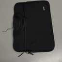 amCase Chromebook Case-11.6 to 12 inch Neoprene Travel Sleeve with Handle-Black