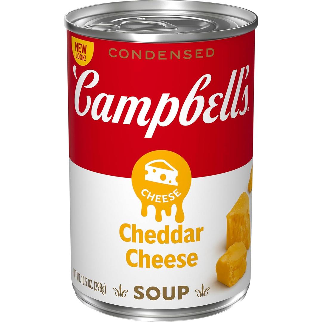Campbell's Condensed Cheddar Cheese Soup, 10.5 oz Can (EXP 11/03/26)
