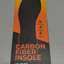 EstCarbon - Carbon Fiber Insole - 1 pc, Men 6, Women 7 - Unisex Orthotic Shoe Insert - Stiff Foot Plate - Turf Toe, Hallux Rigidus, Flat Feet, Plantar Fasciitis, Mortons Extension