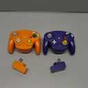 Inventii Game Cube Controller,NGC 2.4G Wireless Classic Controller for Wii Game Cube, With Receiver Adapter (Blue and Orange)