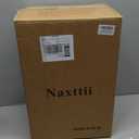 Outdoor Wall Lights 21 Inch Large Front Porch Light with Water Ripple Glass Black Exterior Light Fixture for House E26 Socket