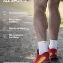 DANISH ENDURANCE Quarter Athletic Socks, Anti-blister for Men & Women, 4-Pack (Medium, Multicolor (2X Black, 2 X White)