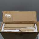 Lerliuo Rattan Nightstand, Boho Side Table with Drawer Open Shelf, Cane Accent Bedside End Table with Solid Wood Legs for Bedroom, Dorm and Small Spaces (Natural) (1 pack)