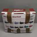 Homemate Electric Heated Blanket Twin - 62"x84" Heating Bed Blankets Throw with 10 Heating Levels 8 Hours Auto Off Fast Heating Over-Heated Protection Ultra Soft Warm Flannel ETL Certified Navy Blue