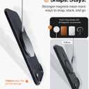 TORRAS Magnetic Slim Fit for iPhone Air Case 6.5 inch, Ultra-Thin, Compatible with MagSafe, Lightweight Matte Anti-Scratch Hard PC Cover Phone Case for iPhone 17 Air 2025 OriginFit, Black