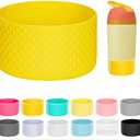 Soledea Silicone Boot for Owala Kids Water Bottle 16/14 oz, Anti-Slip Bottom Cover for Stanley 20-40oz, Iron Flask 18oz, BEAST tumbler 32oz, Owala 40oz Tumbler 6 Pack