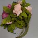 Duovlo Fake Flowers Vintage Artificial Peony Silk Flowers Wedding Home Decoration,Pack of 1 (New Sweetened Bean)