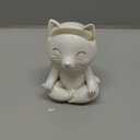 Top Brass Yoga Cat Eyeglasses & Pen Holder  Whimsical Reading Glasses Sunglasses Stand  Funny Desk Nightstand Glasses Keeper Rack Display  Meditating Zen Lotus Pose Figurine