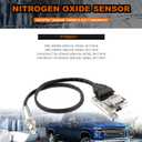 Downstream NOx Nitrogen Oxide Sensor Fits for Chevrolet Fits for Chevy Silverado 2500 3500, Fits for GMC Sierra 2500 3500 2017-2019 6.6L Diesel Replaces 12676706 12680469 12673517 12718676 12741484