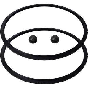 2Pack 09985 for presto Pressure Canner Sealing Ring Gasket 01745 01751 01755 01781 01782 01784 presto Pressure Cooker 16 18 23 Quart Including 2 Overpressure Plug 23 quart Pressure Canner Parts