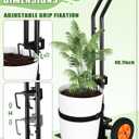Plant Caddy with Wheels, 260LBS Capacity Rolling Plant Dolly Pot Mover