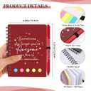 Chuangdi 10 Sets Gifts Bulk Employee Appreciation Thank You Inspirational Spiral Notebook with Sticky Notepad Motivational Bamboo Ballpoint Pen for Team Nurse Staff Teacher Coworker (Joyous Colors)