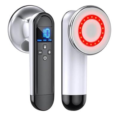 COMEBY Body Sculpting Machine  Professional Handheld Cordless Cellulite Massager  Suitable for Belly, Neck, Legs, Hip, Arms (White)