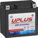 UPLUS YTX5L-BS ATV Motorcycle Battery, EB5-3 Maintenance Free 12V 4Ah SLA Batteries Scooter AGM Battery, Replacement for GTX5L-BS, ETX5L-BS, CTX5L-BS, BTX5L-BS, PTX5L-BS, AGM12-5, YTZ5S-BS